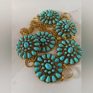 Howlite Stone Belt With Lobster Clasp